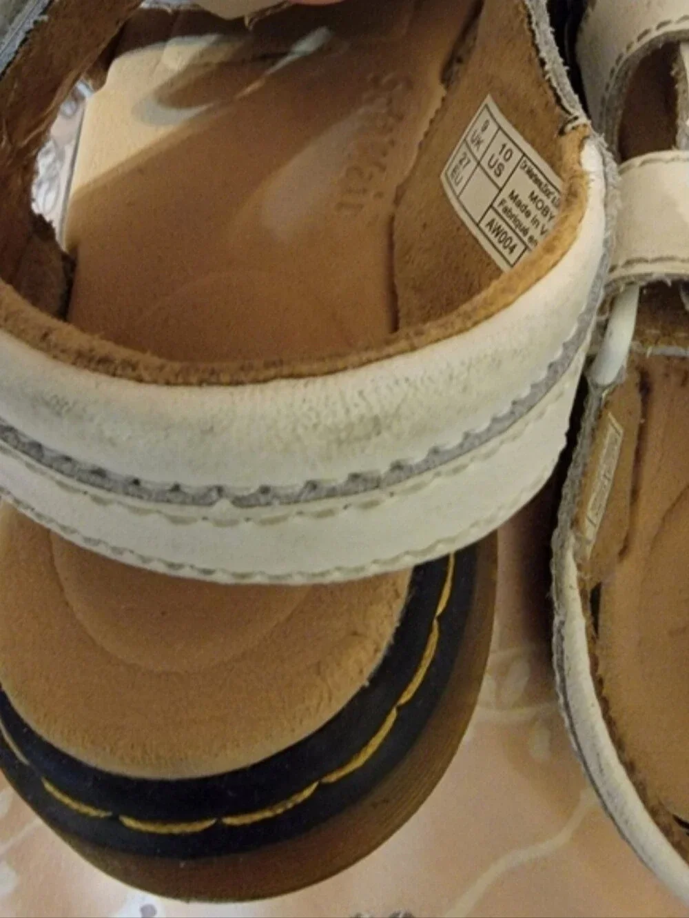 Doc Martens Toddler Moby II Leather Velcro Sandals UK9 US10